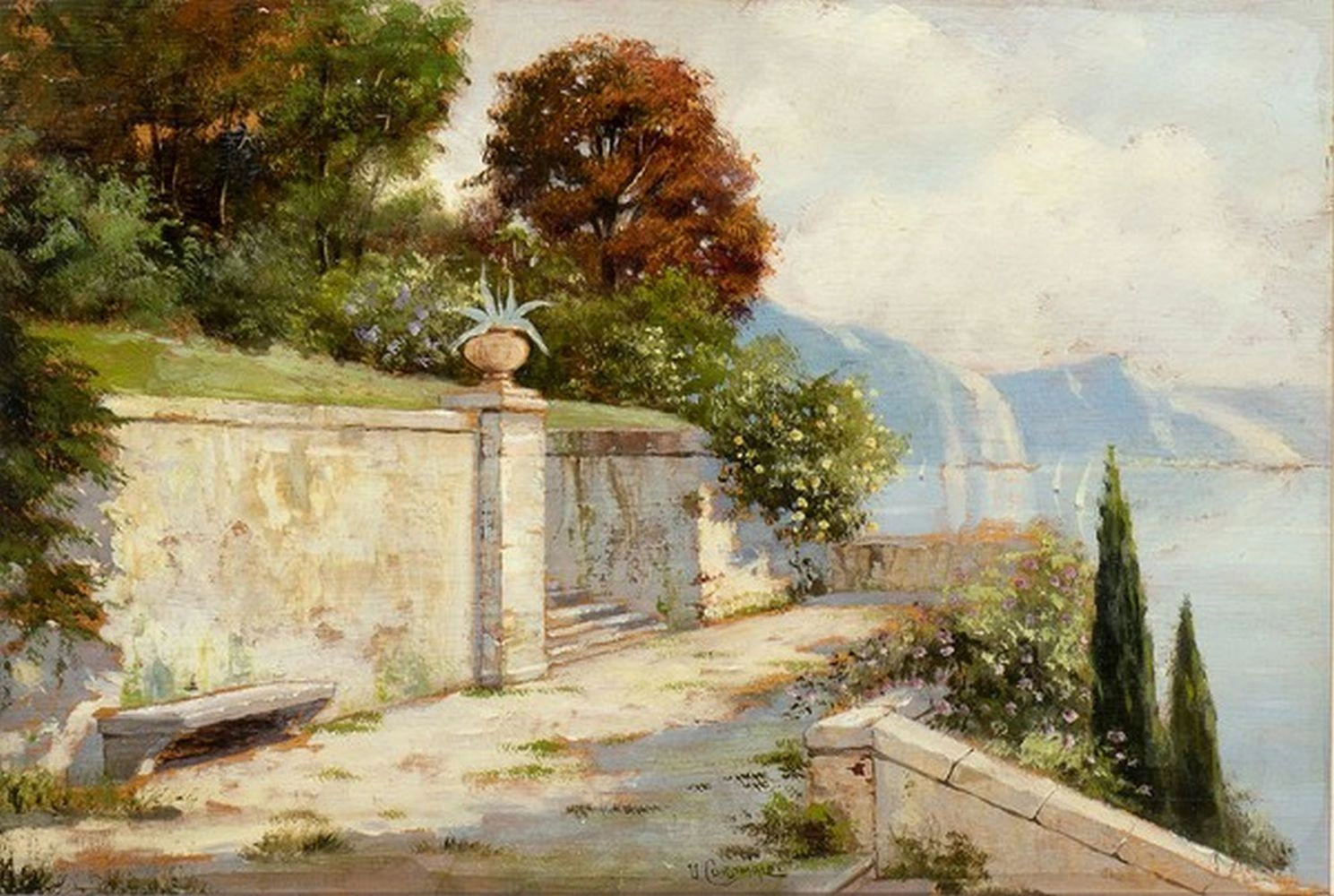 Veduta del lago di Como
